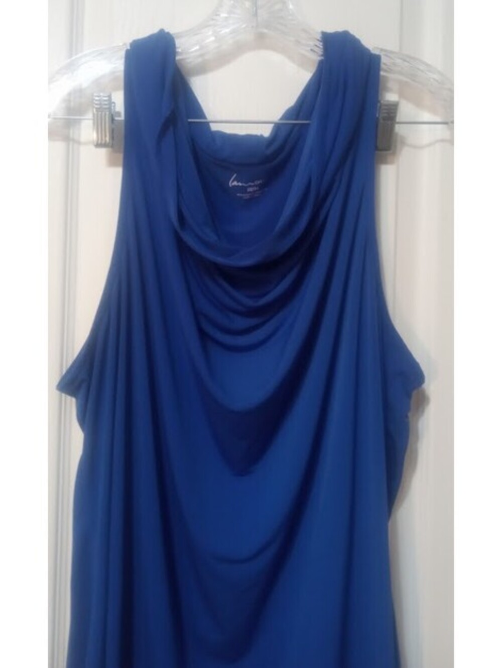 Royal Blue Lane Bryant Cowl Neck Sleeveless Tank Top 22/24